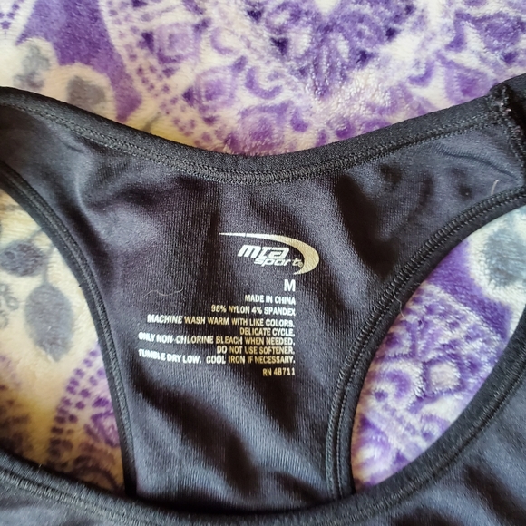 Black Sports Bra - Picture 4 of 5